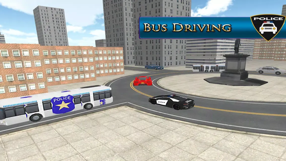 Zrzuty ekranu 911 Emergency Police Bus Drive: Free Play Game Sim