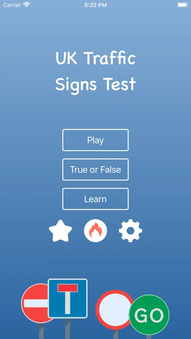 ภาพหน้าจอของ UK Road Signs: Test and Theory