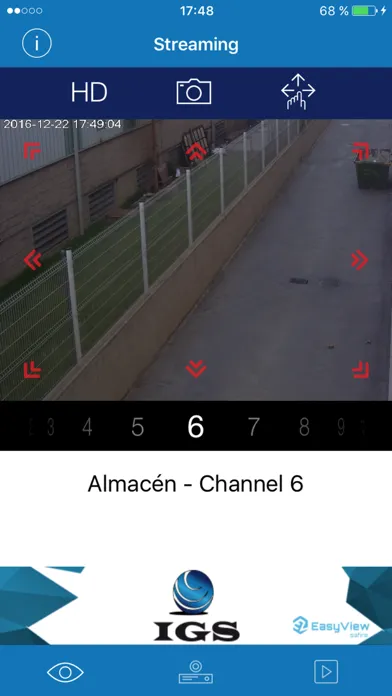 IGS Seguridad EasyView スクリーンショット