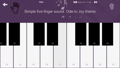 Screenshot di Easy Piano learning