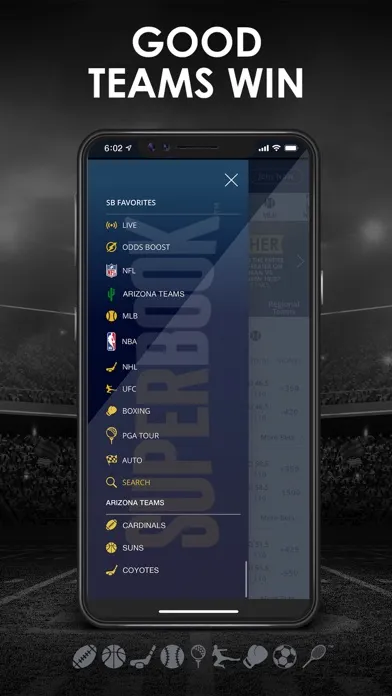 SuperBook Sports Arizona應用截圖