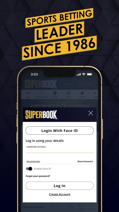 Captures d'écran de SuperBook Sports Colorado