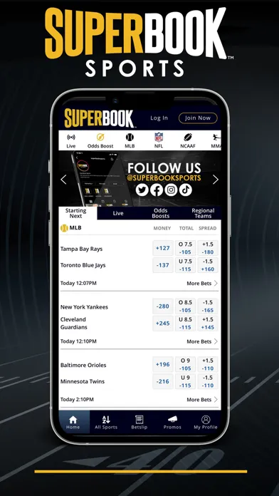 SuperBook Sports NJ स्क्रीनशॉट
