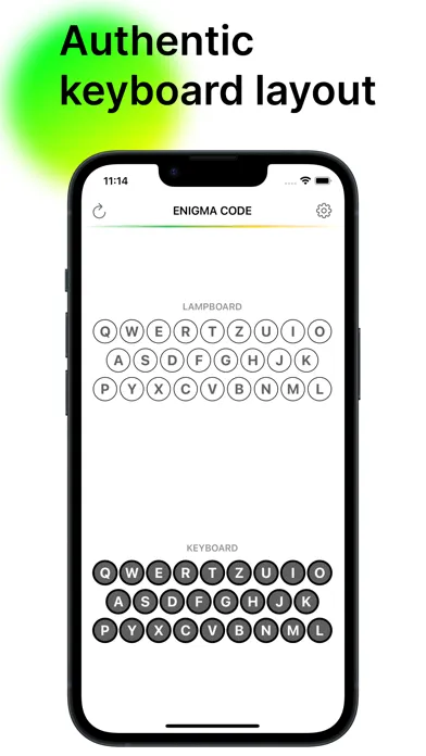 ภาพหน้าจอของ Enigma-Code