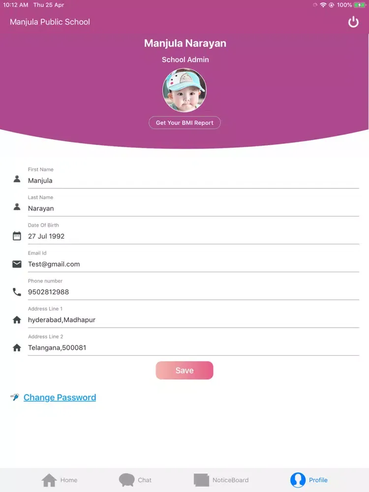 Tangkapan layar GSR Junior College iPad 