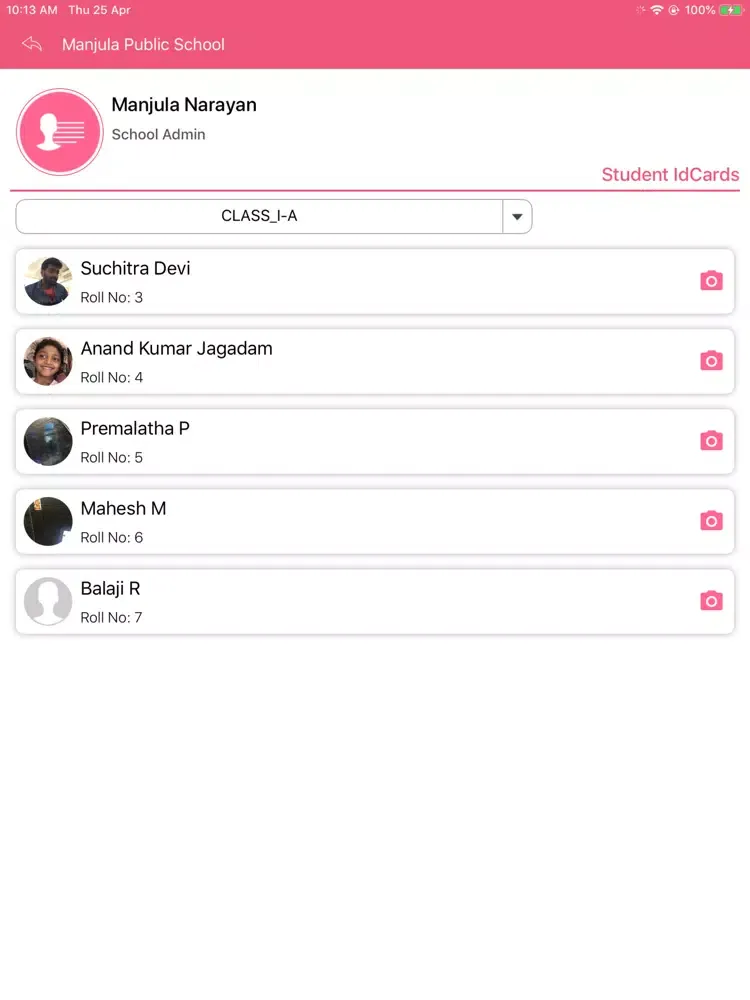 Tangkapan layar GSR Junior College iPad 