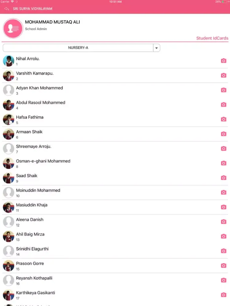 SRI SURYA VIDYALAYAM iPad  スクリーンショット