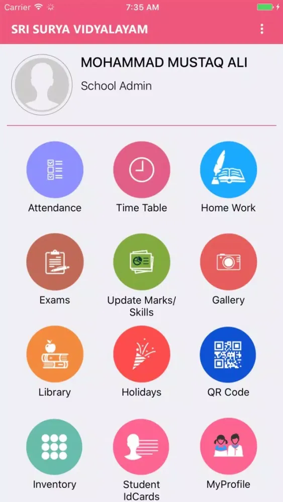 SRI SURYA VIDYALAYAM スクリーンショット