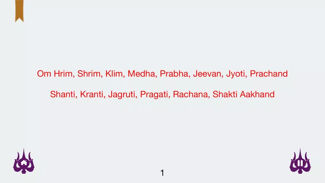 Shri Gayatri Chalisa with read along in Hindi & English, Mp3 Playback, translation with meaning of each line سکرین شاٹس