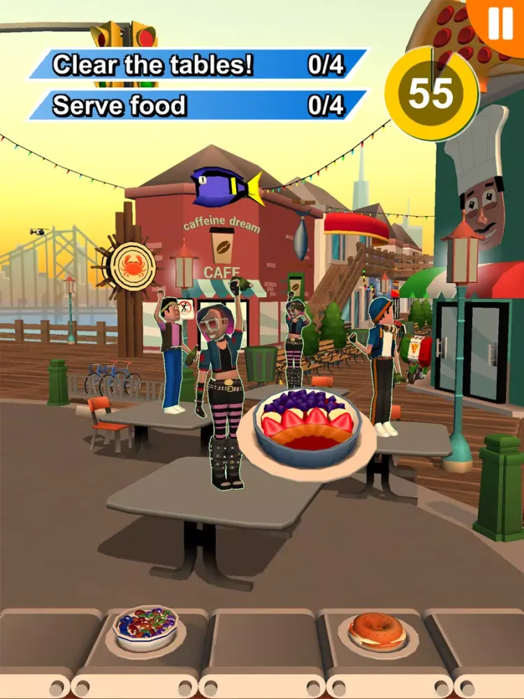 Lazy Waiter! iPad  Screenshots