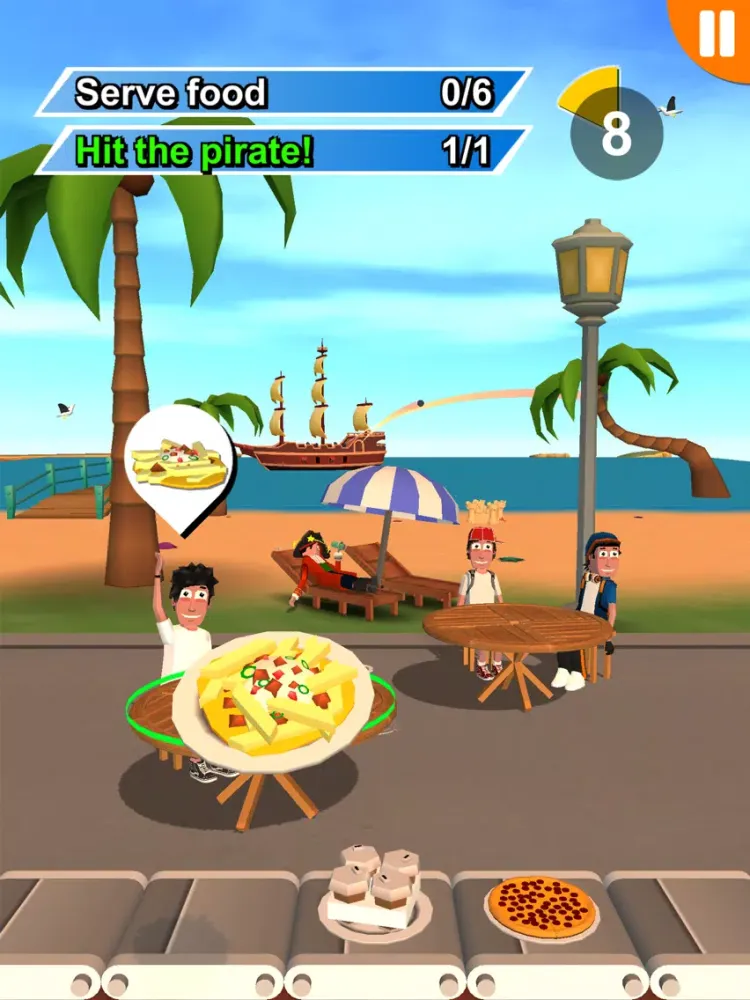 Lazy Waiter! iPad  Screenshots
