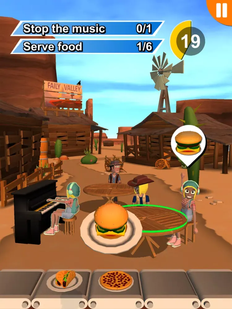 Lazy Waiter! iPad  Screenshots