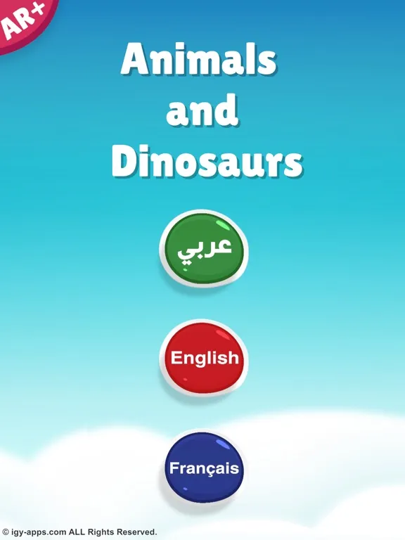 ภาพหน้าจอของ AR for Kids Animals Dinosaurs iPad 