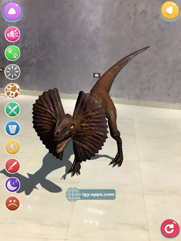 ภาพหน้าจอของ AR for Kids Animals Dinosaurs iPad 