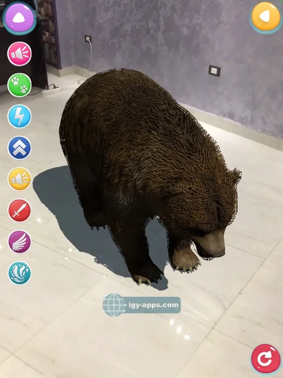 ภาพหน้าจอของ AR for Kids Animals Dinosaurs iPad 