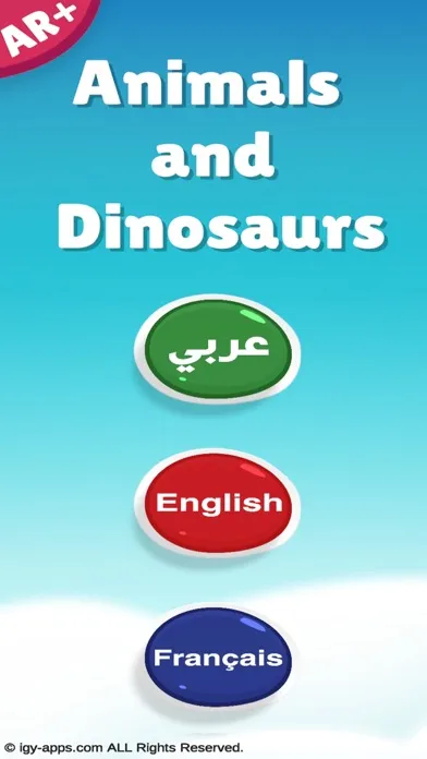 ภาพหน้าจอของ AR for Kids Animals Dinosaurs