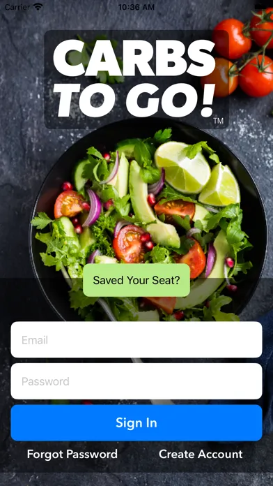 Carbs to Go! Screenshots