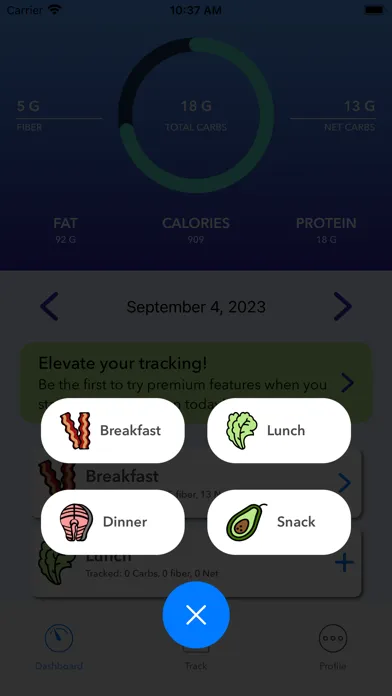 Carbs to Go! Screenshots