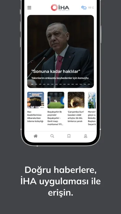 Zrzuty ekranu İHA Mobile