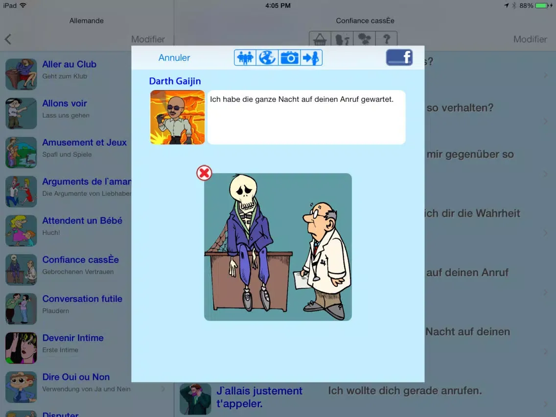 Capturas de tela do Spanisch - German to Spanish Translator and Phrasebook iPad 