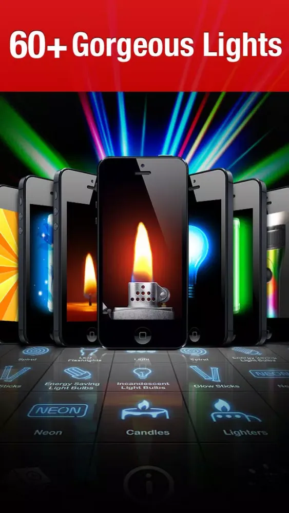 Capturas de tela do iHandy Flashlight Pro