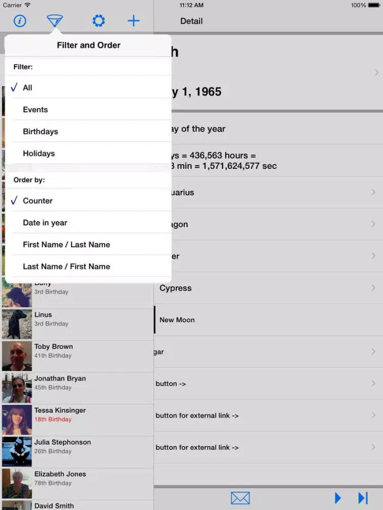 iDay for iPad iPad  স্ক্রিনশট