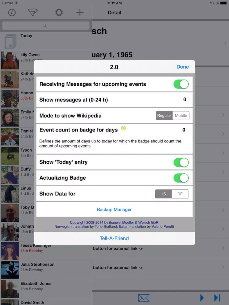 iDay for iPad iPad  স্ক্রিনশট