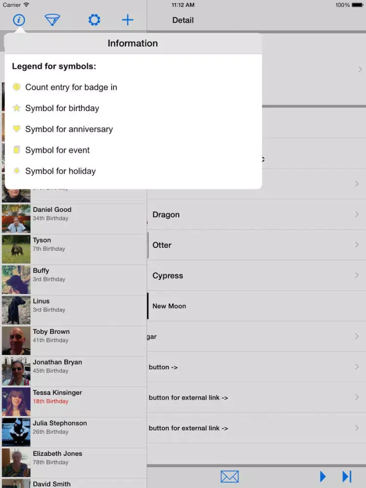 iDay for iPad iPad  স্ক্রিনশট