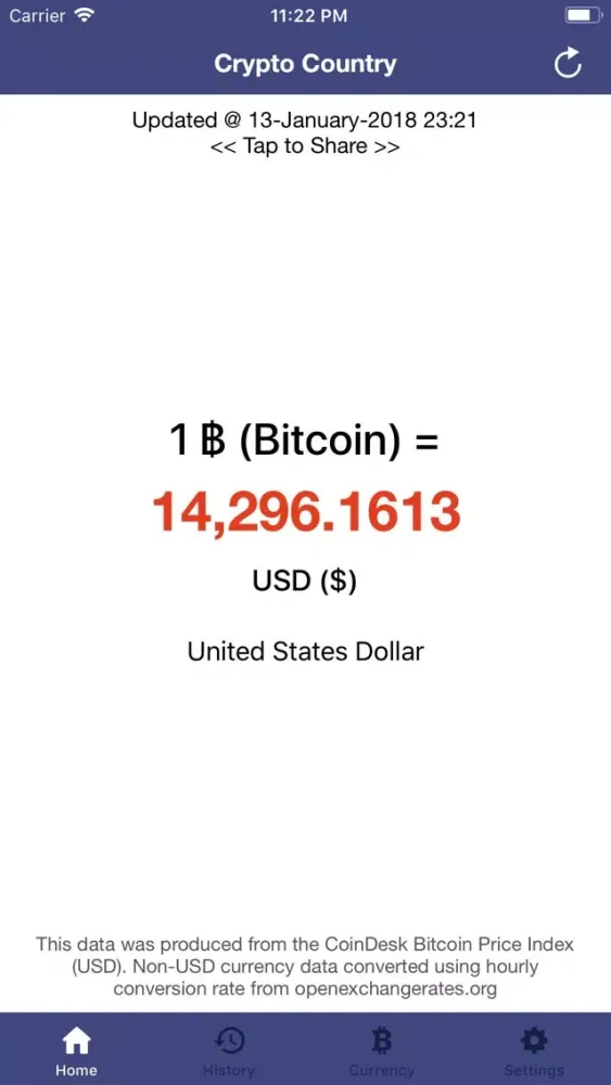 Ảnh chụp màn hình của Crypto Country