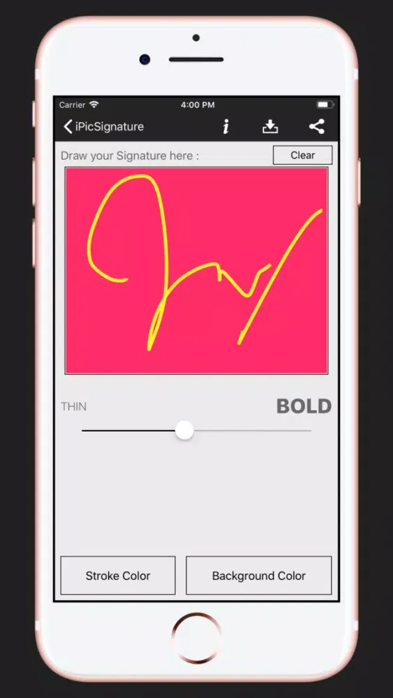 iPicSignature Screenshots