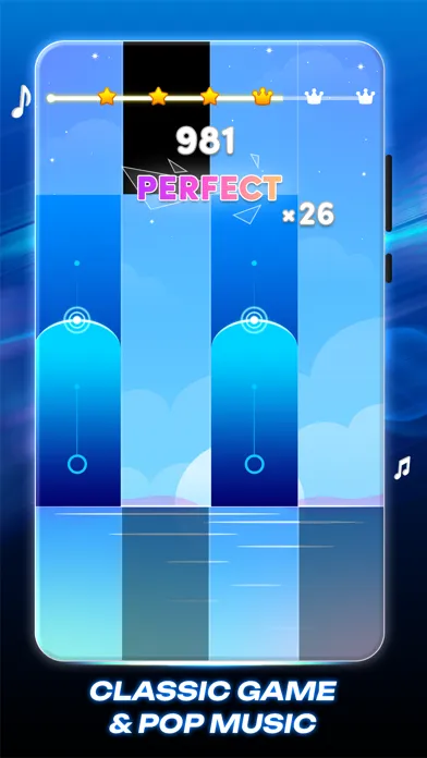 Tangkapan layar Piano Song Games: Music games