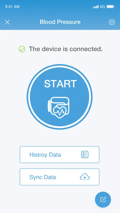 Tangkapan layar iHealth MyVitals