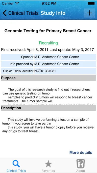 Clinical Research Trials স্ক্রিনশট