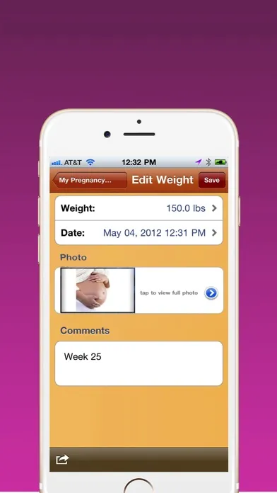 Pregnancy Weight Tracker Lite应用截图