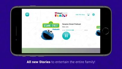Ảnh chụp màn hình của iHeartRadio Family