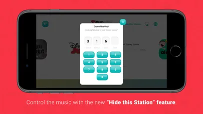 Ảnh chụp màn hình của iHeartRadio Family