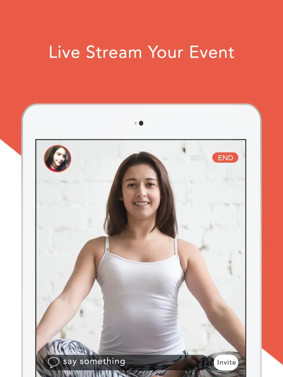 Tangkapan skrin iHello : Live Virtual Events iPad 