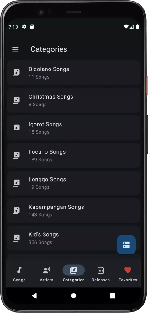 Capturas de tela do Platinum Karaoke Songbook