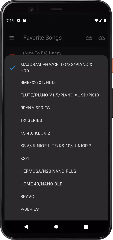 Capturas de tela do Platinum Karaoke Songbook