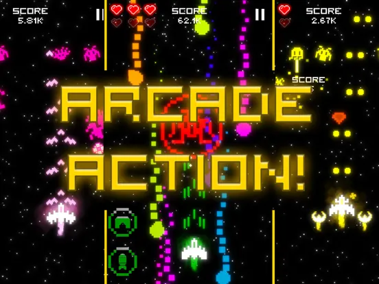 Capturas de tela do Arcadium - Space Shooter iPad 