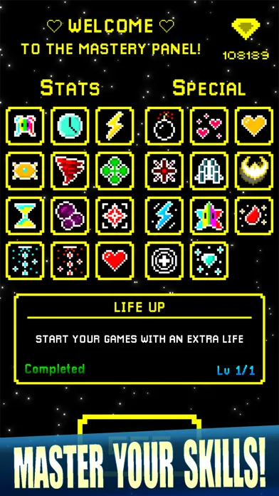 Capturas de tela do Arcadium - Space Shooter