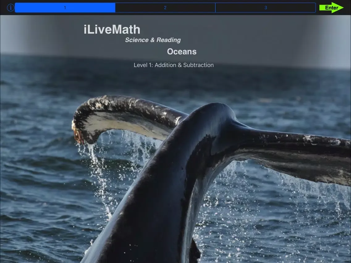 Capturas de tela do iLiveMath Oceans iPad 