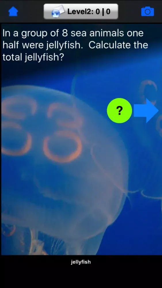 Capturas de tela do iLiveMath Oceans