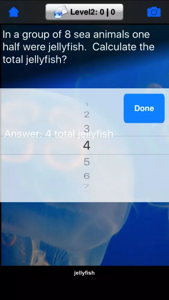 Capturas de tela do iLiveMath Oceans