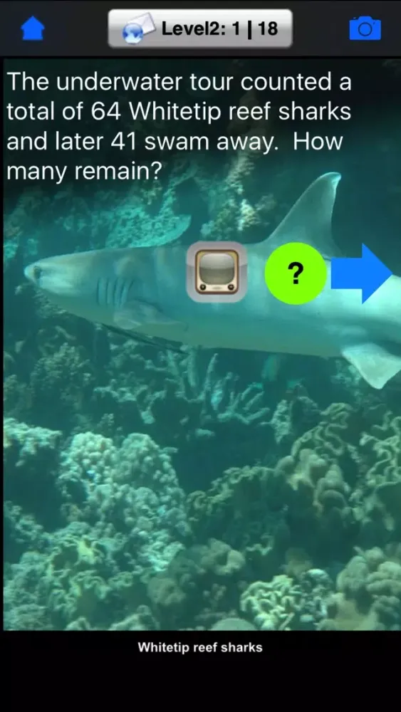 Capturas de tela do iLiveMath Oceans