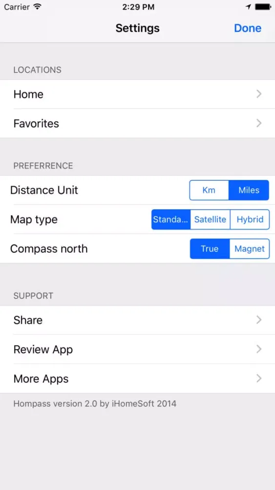 Hompass - Compass with signpost to the world应用截图