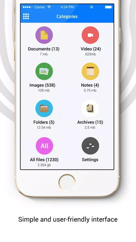 Secure Files for Touch ID ( Only for iOS 8 ) স্ক্রিনশট