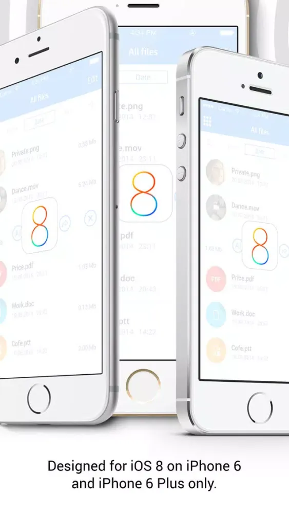 Secure Files for Touch ID ( Only for iOS 8 ) স্ক্রিনশট