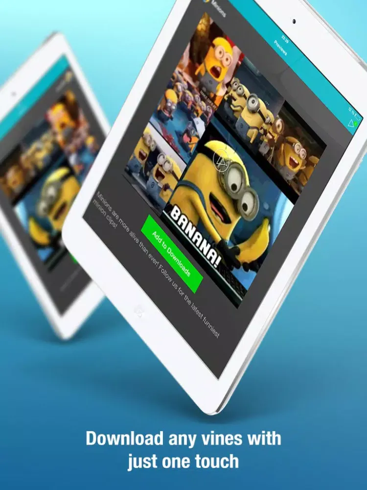 Video Downloader for Vine (Save unlimited vines to your Camera Roll, watch best videos using handy player, vinegrab, save videos from private messages) iPad  Ekran Görüntüleri