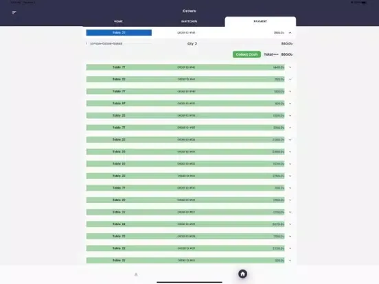 i-Host Waiter iPad 應用截圖